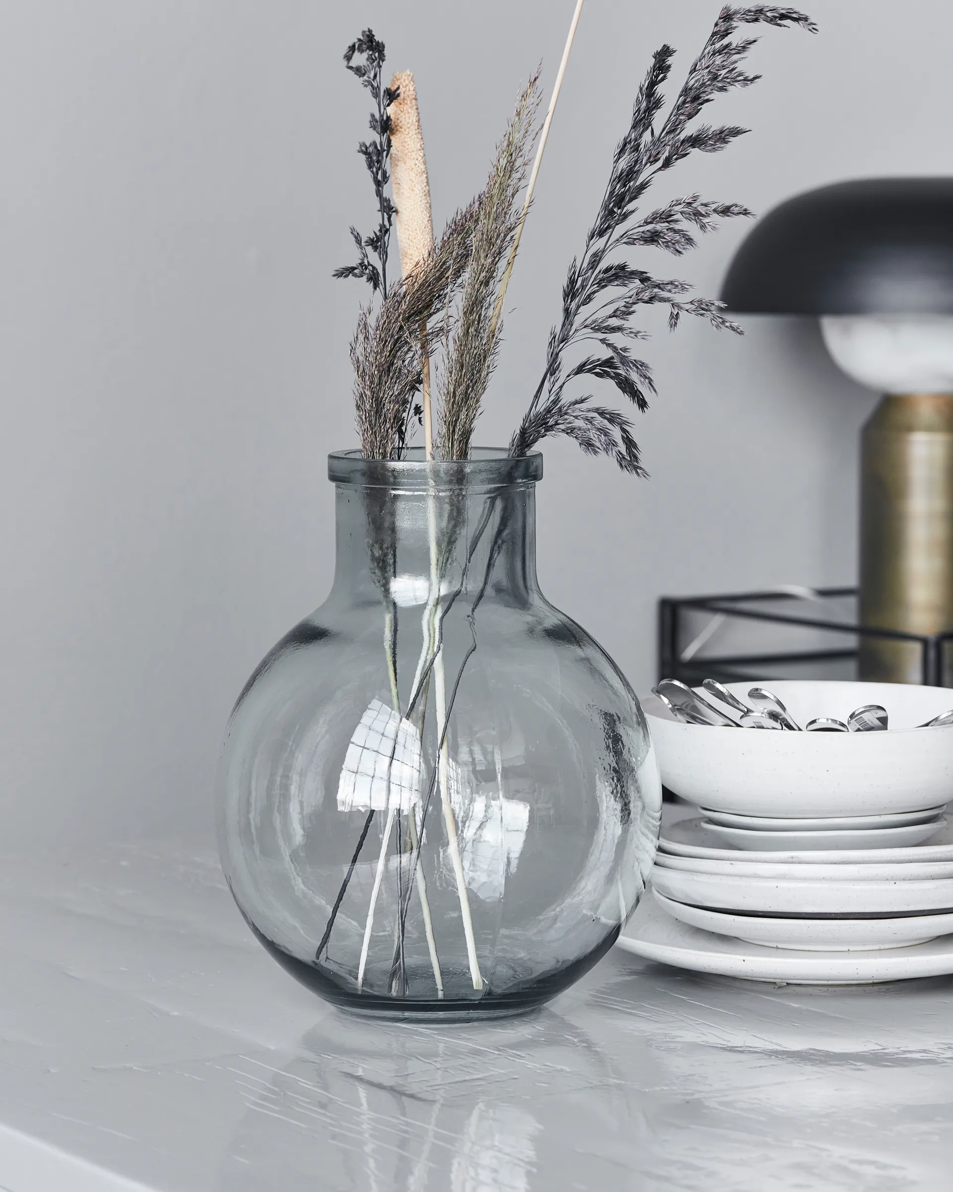 Aran vase/flask 31 cm, Clear House Doctor