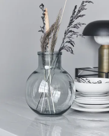 Aran vase/flask 31 cm - Clear - House Doctor