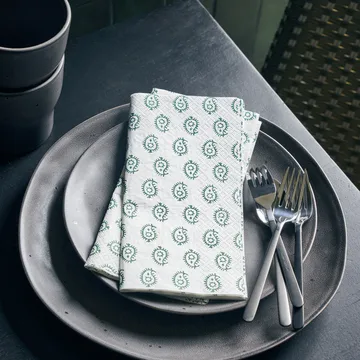 Arke napkins 40st - Green - House Doctor