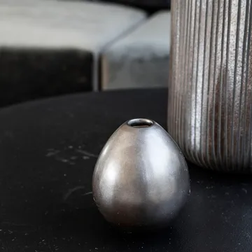 Baby vase - Earthenware - Matte black - House Doctor
