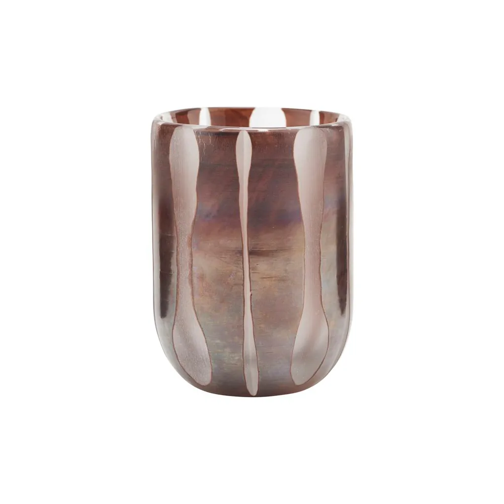 Bai tea light holder 10.5 cm, brown House Doctor