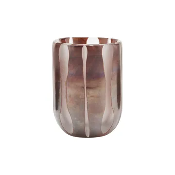 Bai tea light holder 10.5 cm - brown - House Doctor