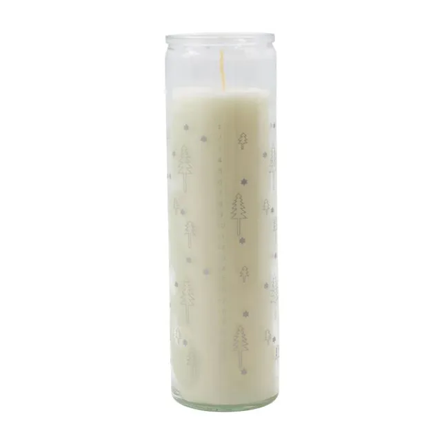 Calendar candle in glass, Silver House Doctor