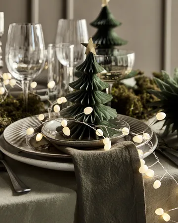 Cher light string 250 cm - White-silver - House Doctor