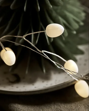 Cher light string 250 cm - White-silver - House Doctor
