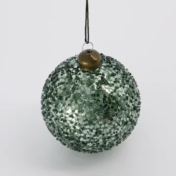Chosen Christmas tree bauble Ø8 cm - Green - House Doctor