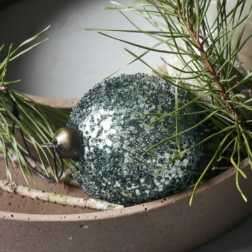 Chosen Christmas tree bauble Ø8 cm - Green - House Doctor