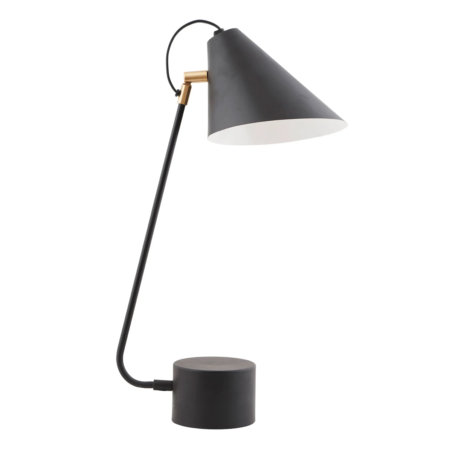 Club table lamp, black-brass House Doctor