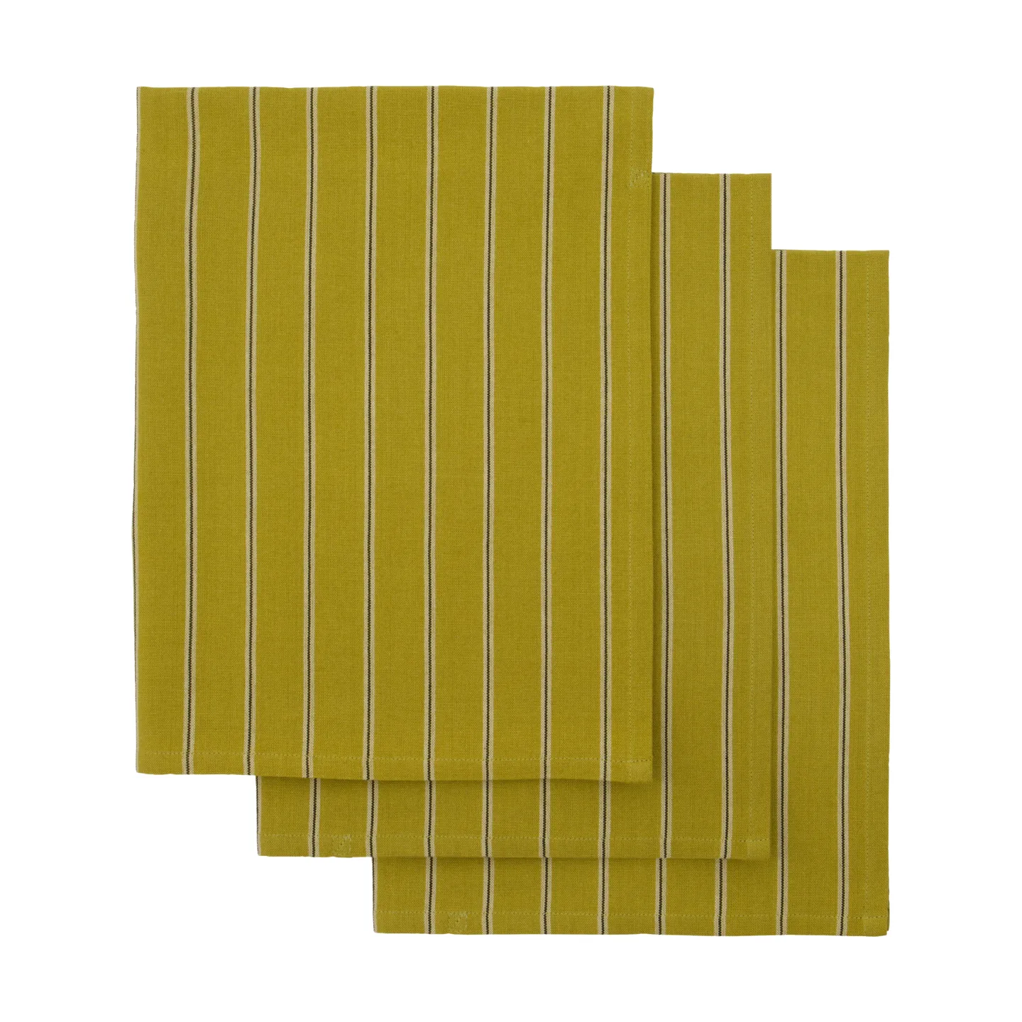 Cook kitchen towel 55x75 cm 3-pack, Mustard yellow House Doctor