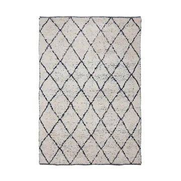 Cruz rug - Black-off white, 140x200 cm - House Doctor