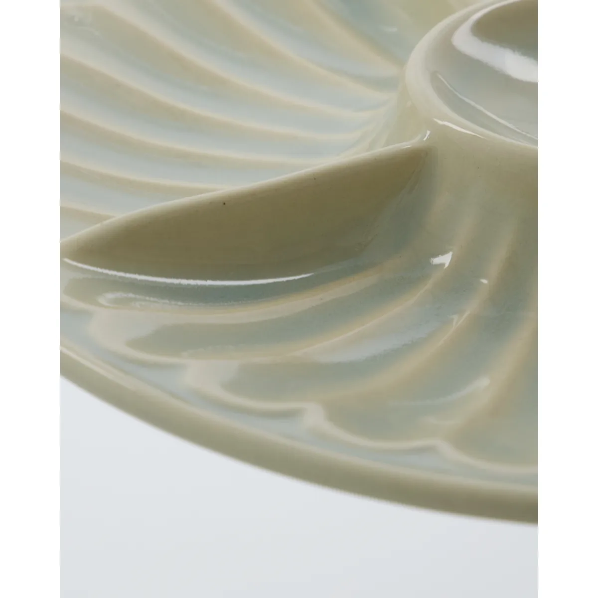 Diva serving platter Ø25 cm, Light blue House Doctor