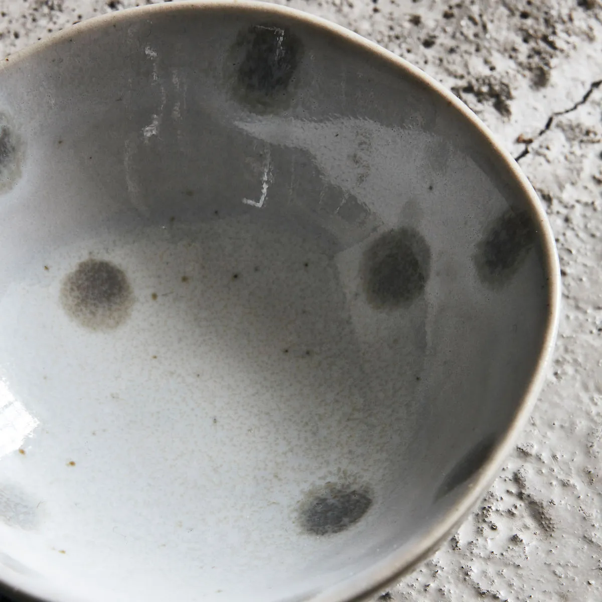 Dots bowl Ø8.8 cm, Creamy white House Doctor