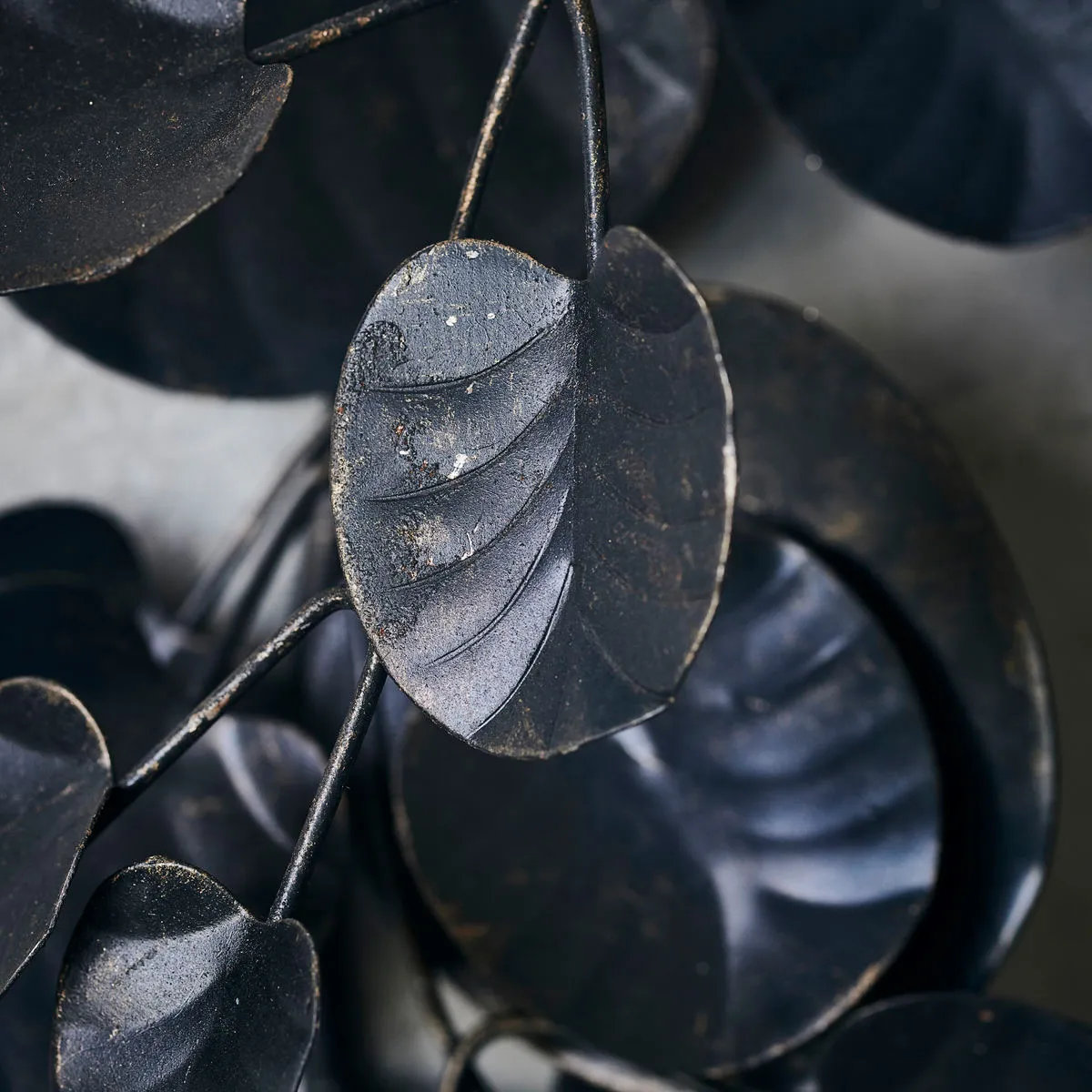 Eucalyptus Christmas wreath, black House Doctor