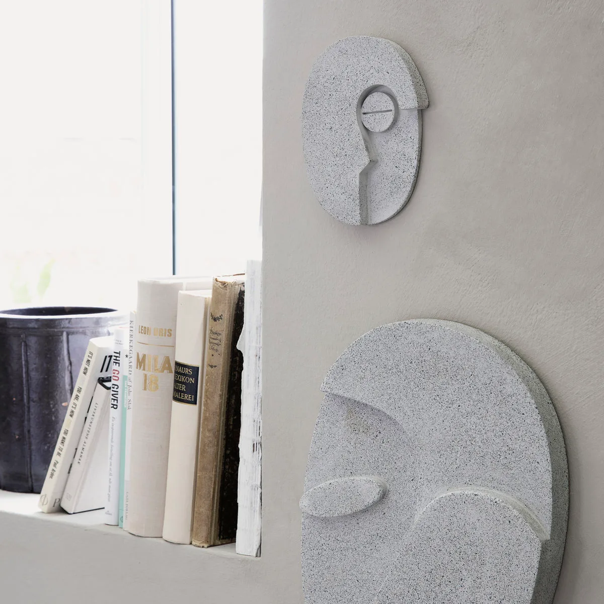 Face wall decoration 14 cm, Grey House Doctor