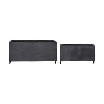 File pot 2 pieces - Grey - House Doctor