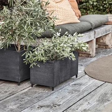 File pot 2 pieces - Grey - House Doctor