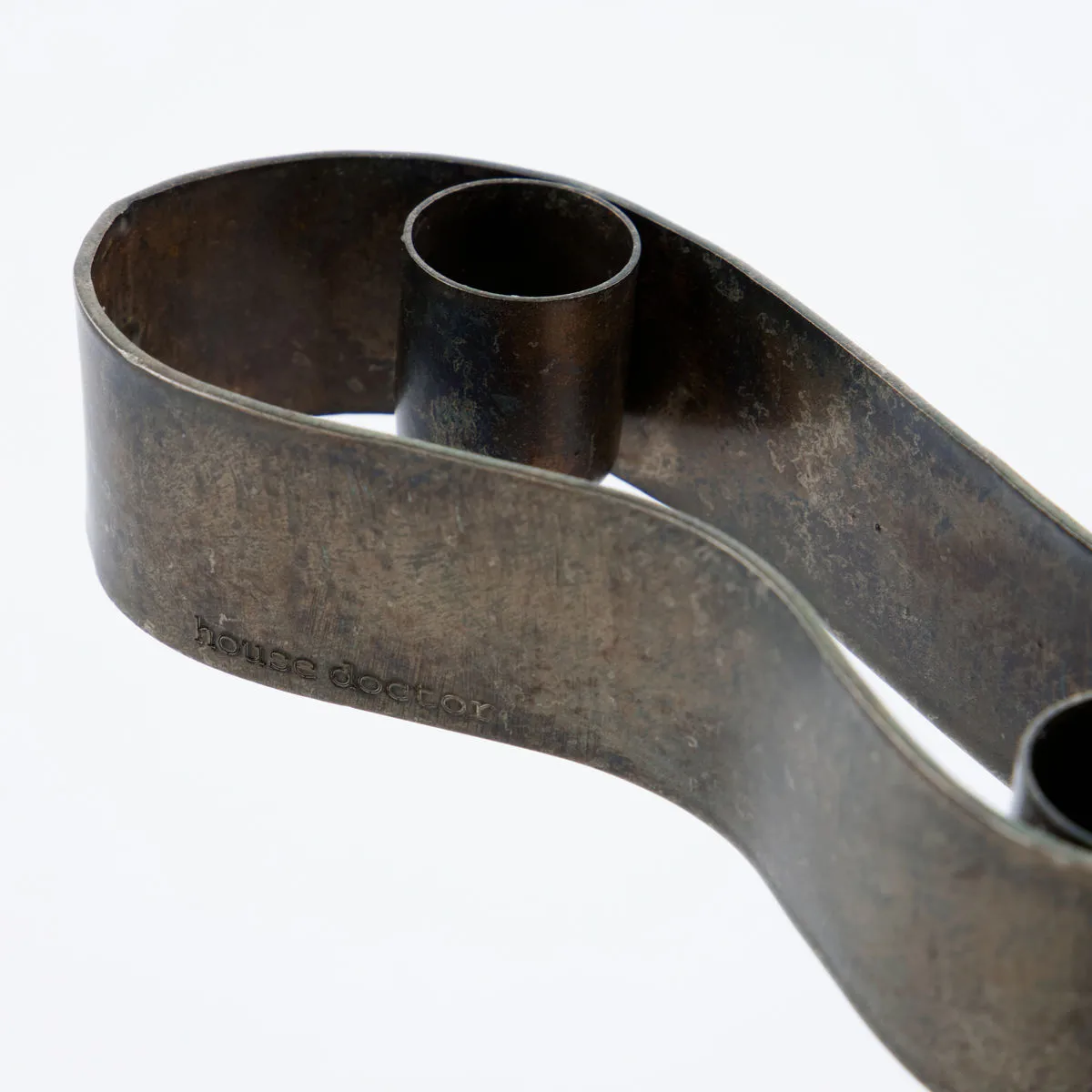 Flood candlestick 10x35 cm, Antique Brown House Doctor