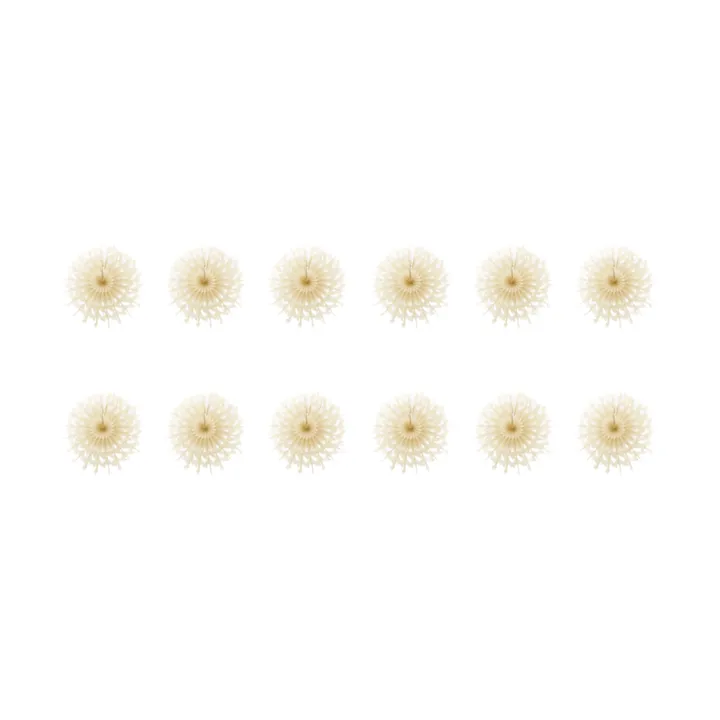 Fold paper stars 12-pack - Ivory - House Doctor