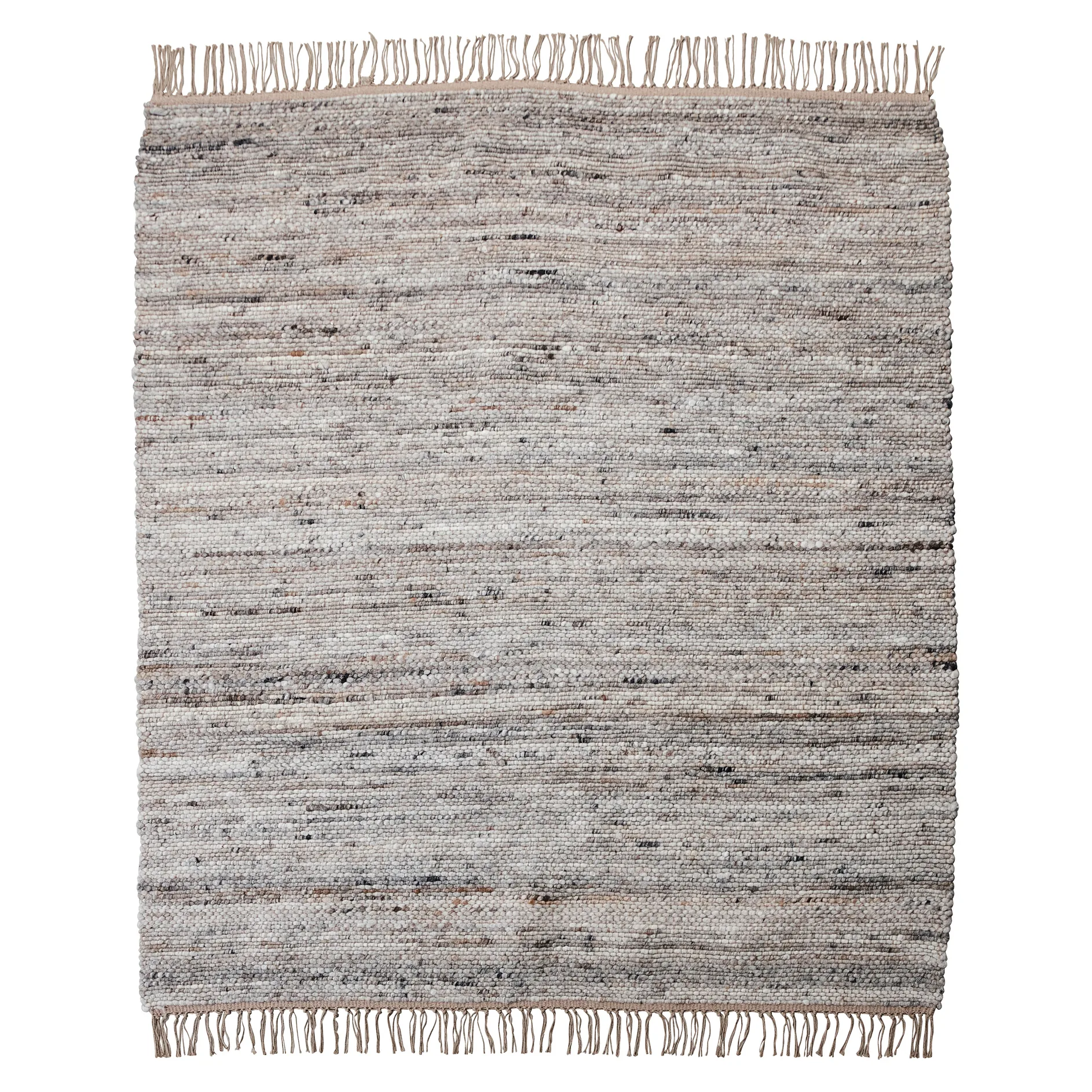 Hafi rug 180x180 cm, Grey-brown House Doctor