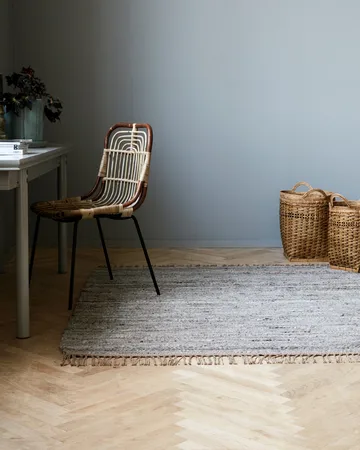 Hafi rug 180x180 cm - Grey-brown - House Doctor