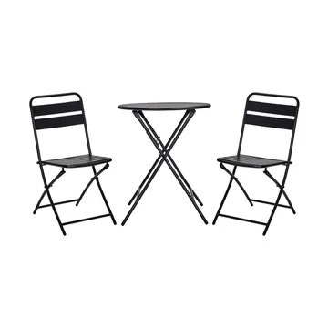 Helo coffee set with 2 chairs - Black - House Doctor