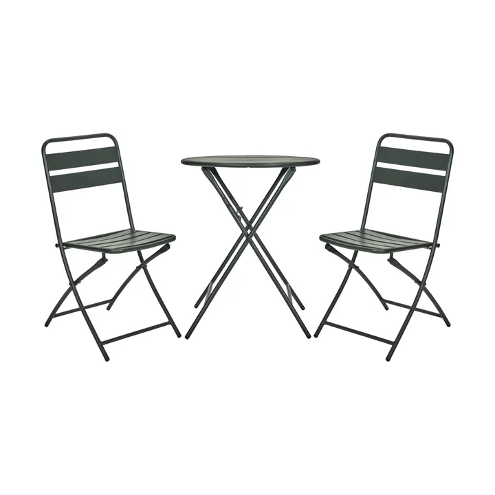Helo coffee set with 2 chairs - Green - House Doctor
