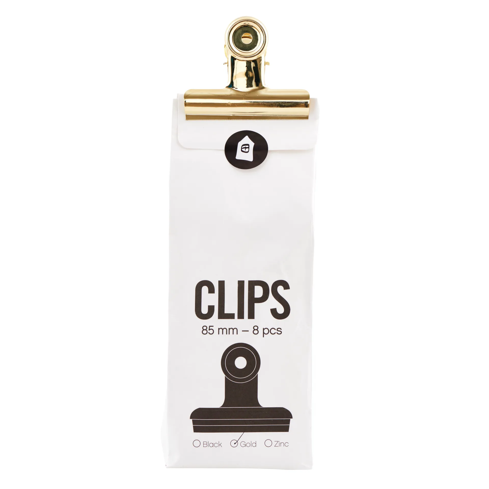 House Doctor clips 8-pack, gold House Doctor
