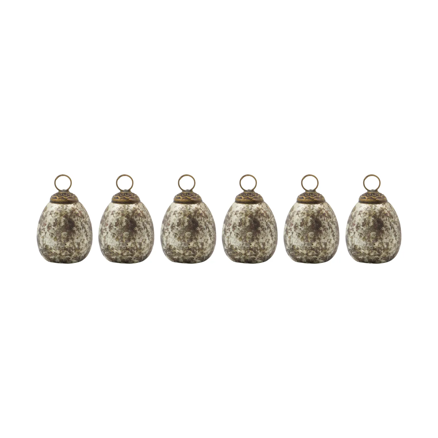 House Doctor place card holders, 6-pack, Silver finish House Doctor