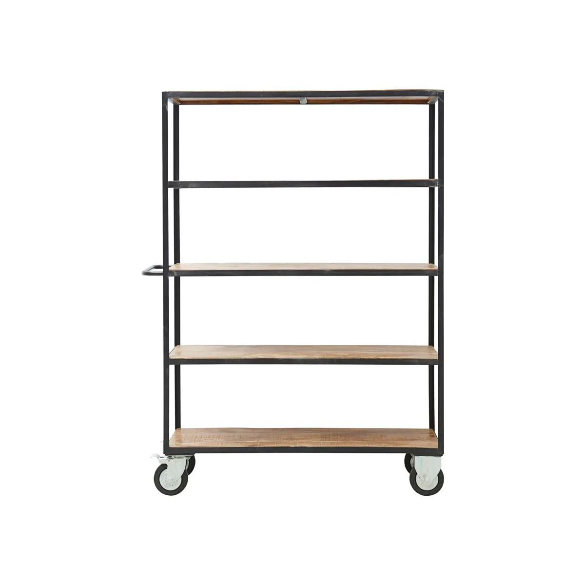 House Doctor shelving system 4 wheels 175 cm, Black-nature House Doctor