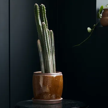 Khap flower pot Ø22 cm - brown - House Doctor