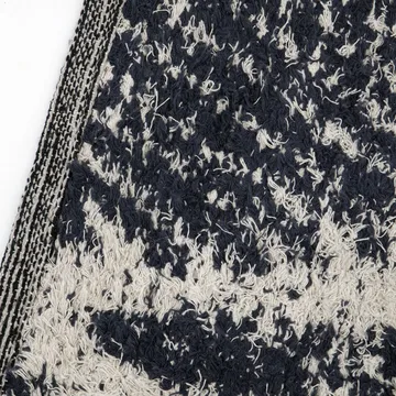 Kin rug - Black-off white, 90x200 cm - House Doctor