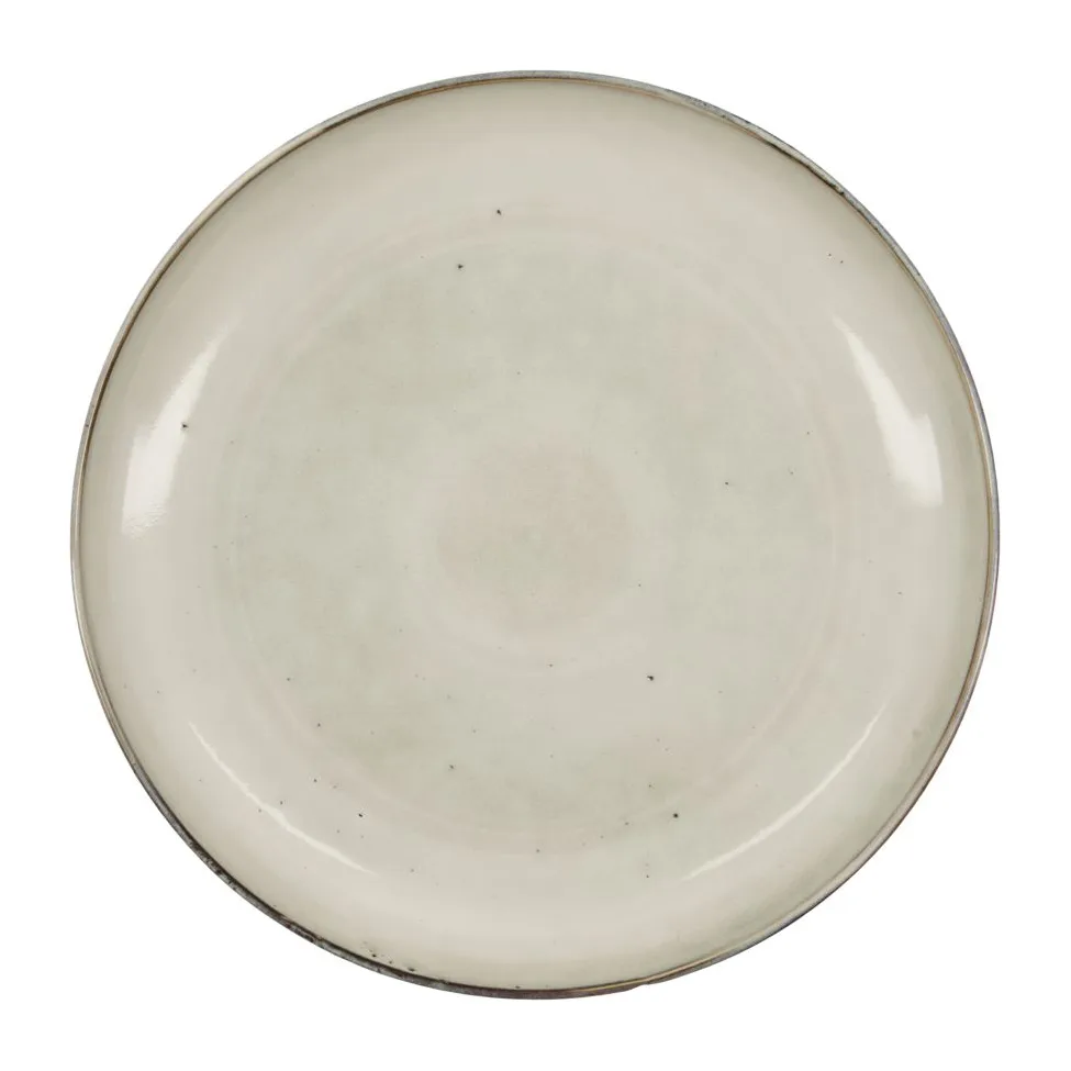 Lake serving plate Ø30 cm, grey House Doctor