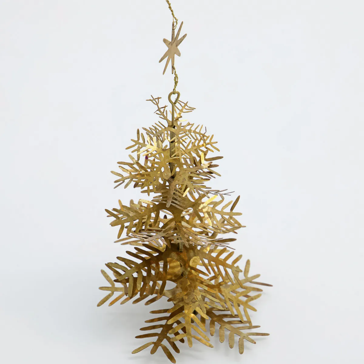 Lamet hanging decoration tree 3-pack, Antique brass House Doctor
