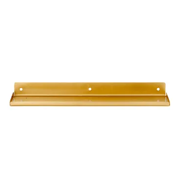 Ledge shelf 43 cm - brass - House Doctor