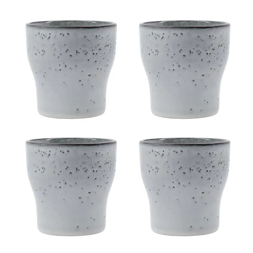 Liss thermos mug 9 cm 4-pack, Light grey House Doctor