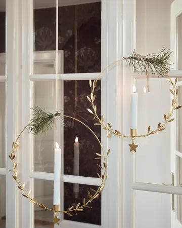 Mistel candle holder Ø25 cm - Brass - House Doctor