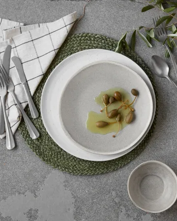 More plate Ø27 cm - Grey - House Doctor