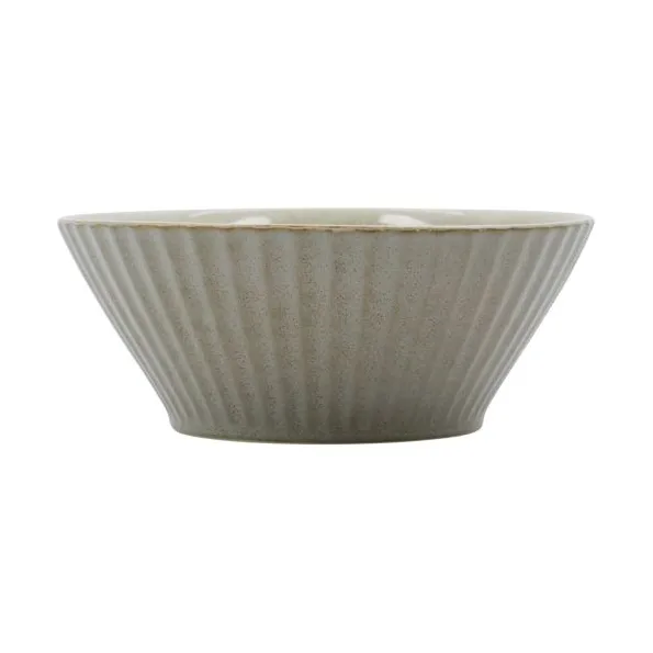 Pleat bowl Ø15 cm, Grey-brown House Doctor