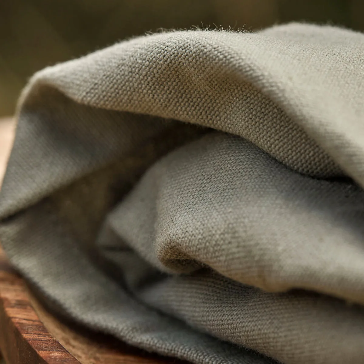 Real napkins 40x40 cm 4-pack, Olive green House Doctor