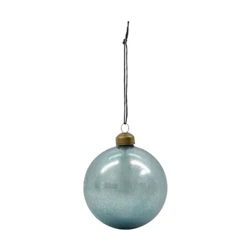 Runy Christmas bauble Ø8 cm 2 pieces - Light blue - House Doctor
