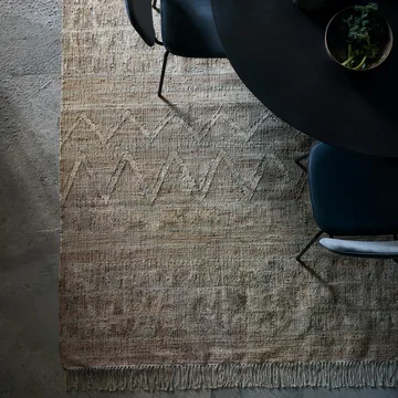 Shriv rug 250x250 cm - Sand - House Doctor
