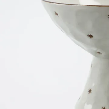Starry cake saucer Ø15 cm - White - House Doctor