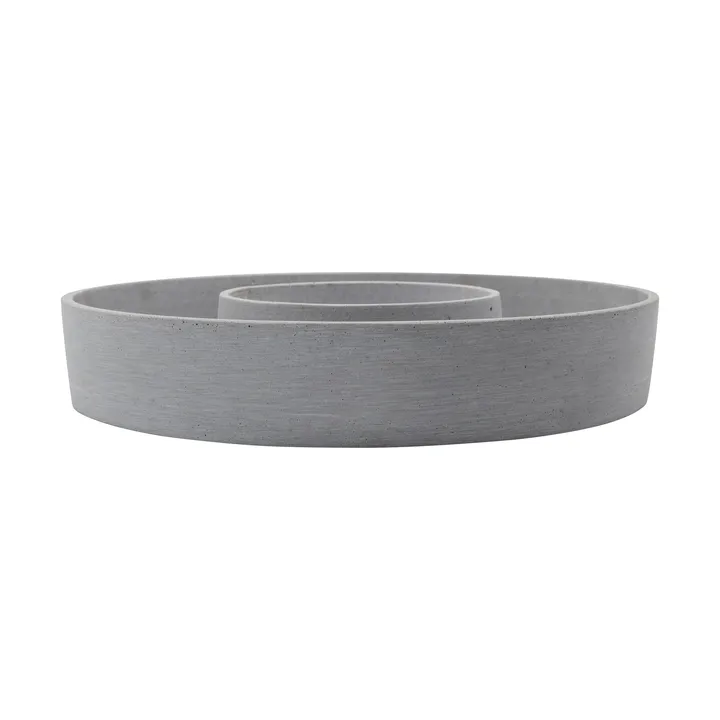 The Ring candle holder for block candles - Concrete - House Doctor