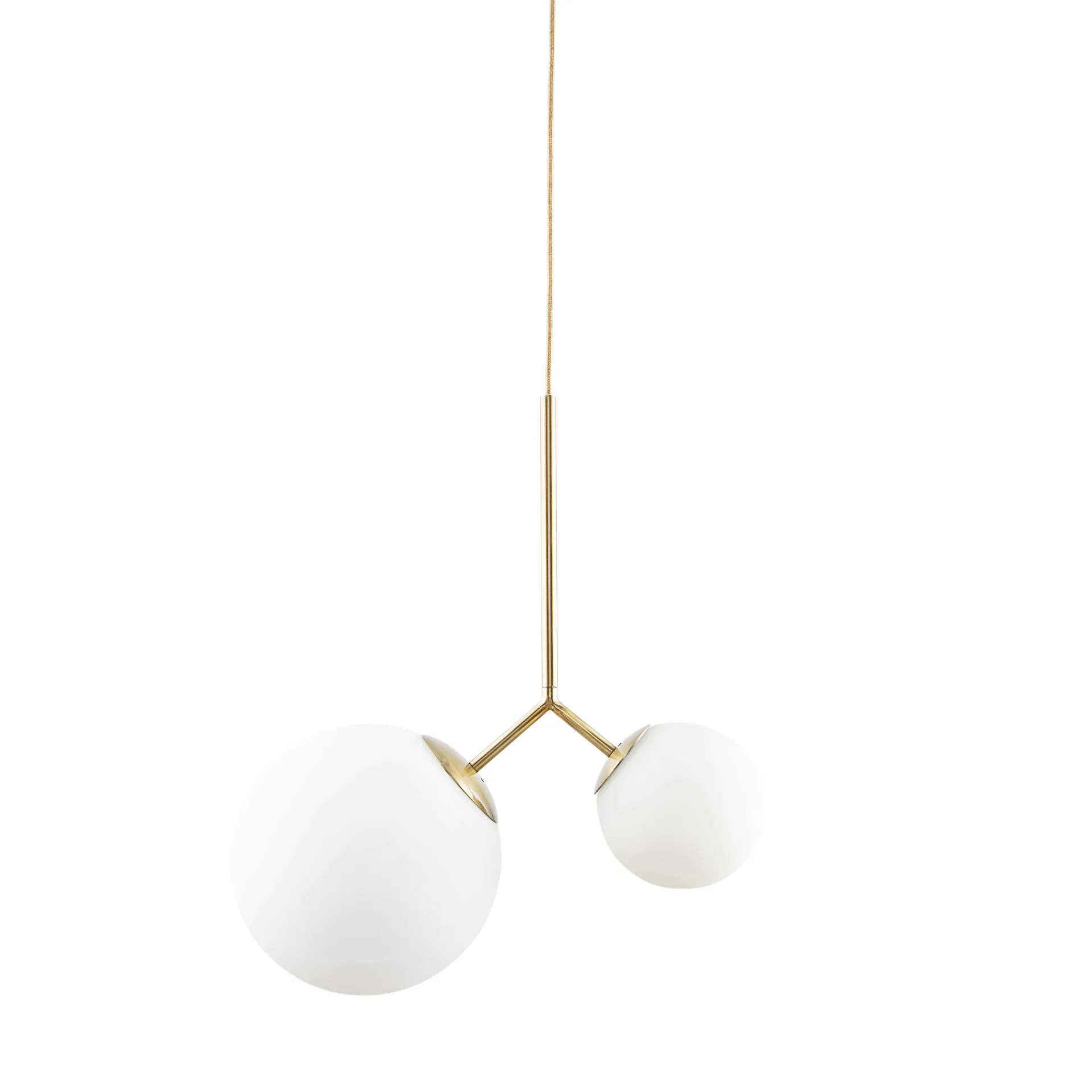 Twice ceiling lamp, opal glass House Doctor