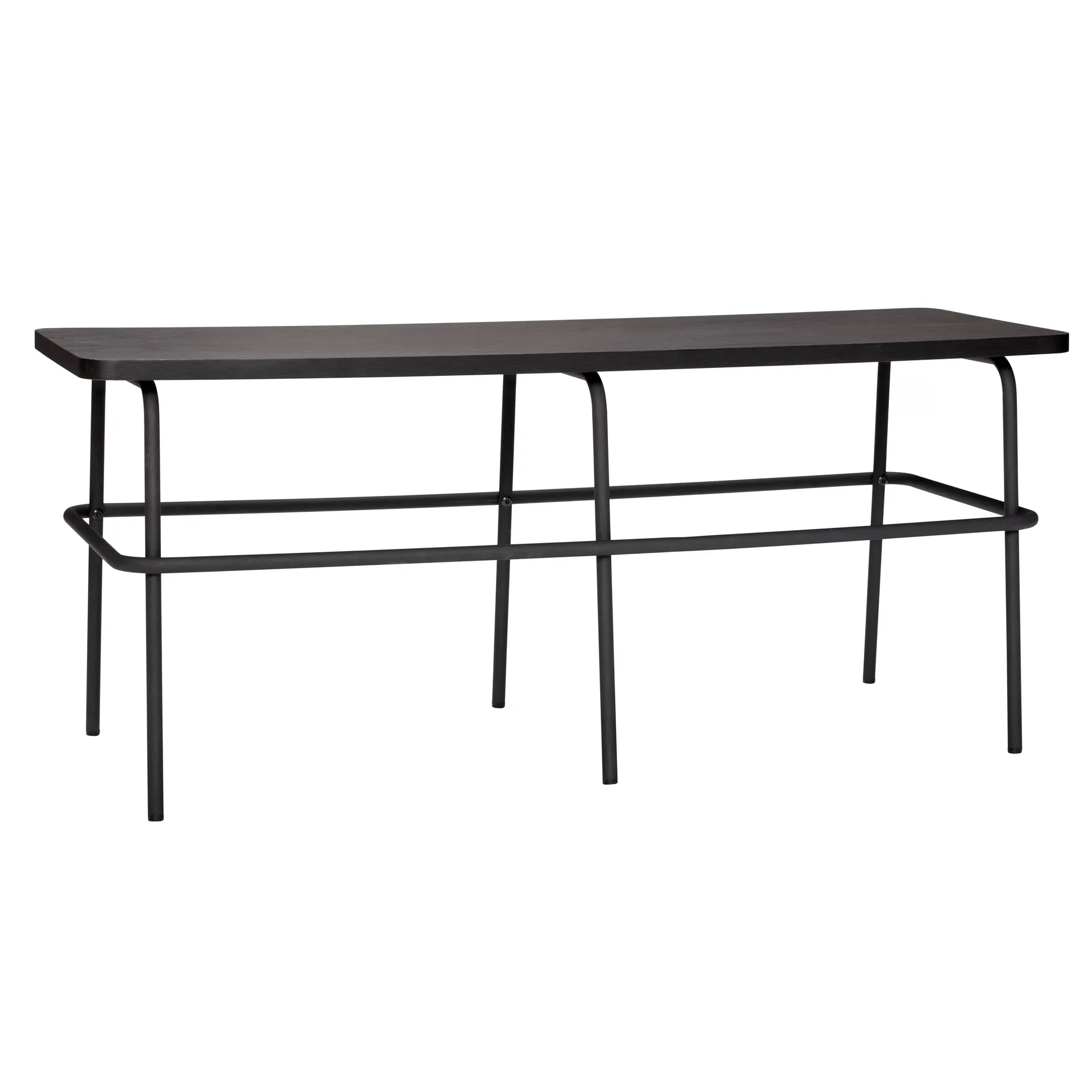 Bench 46x110cm, Metal-black Hübsch