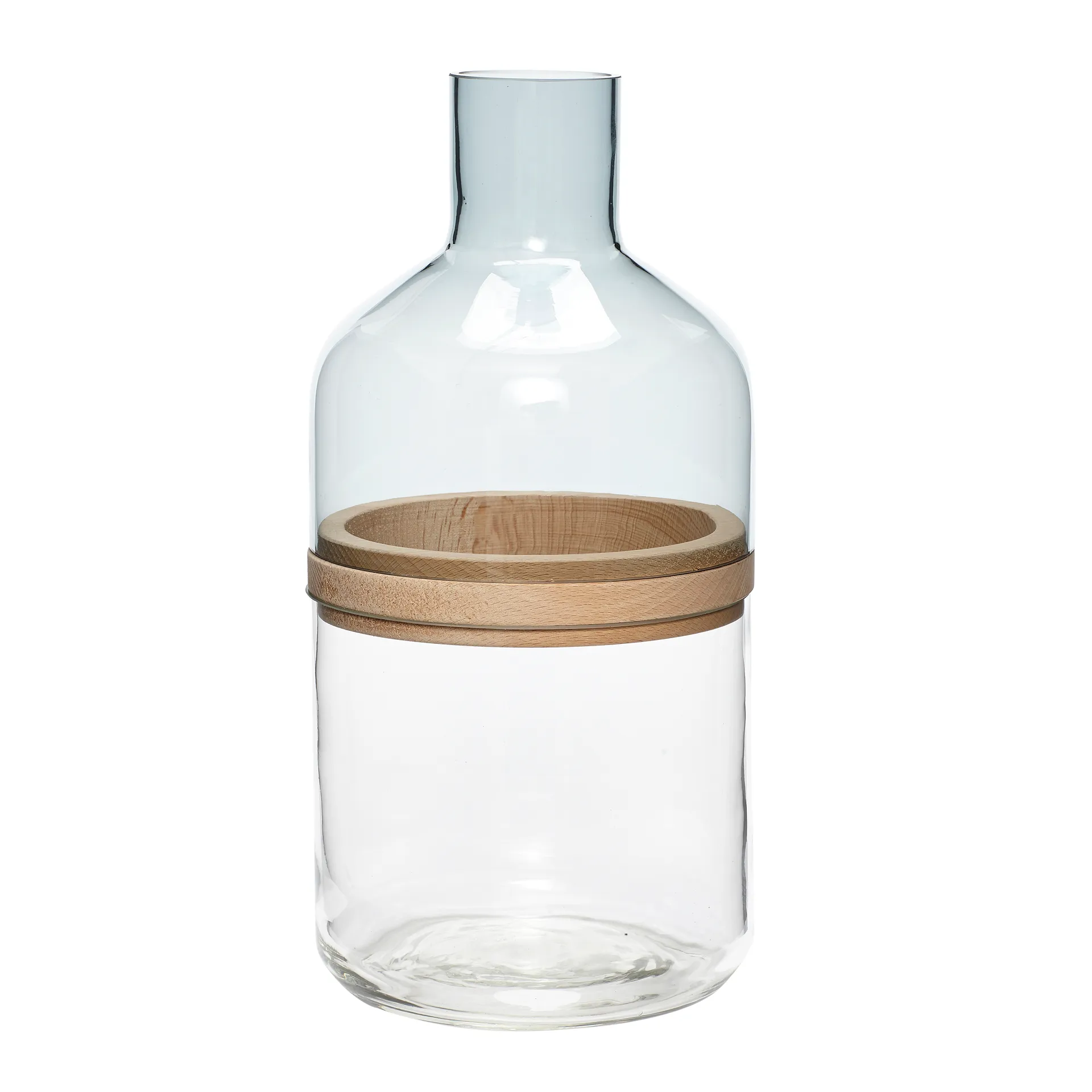 Bottle with ring 2.3 l, Blue Hübsch