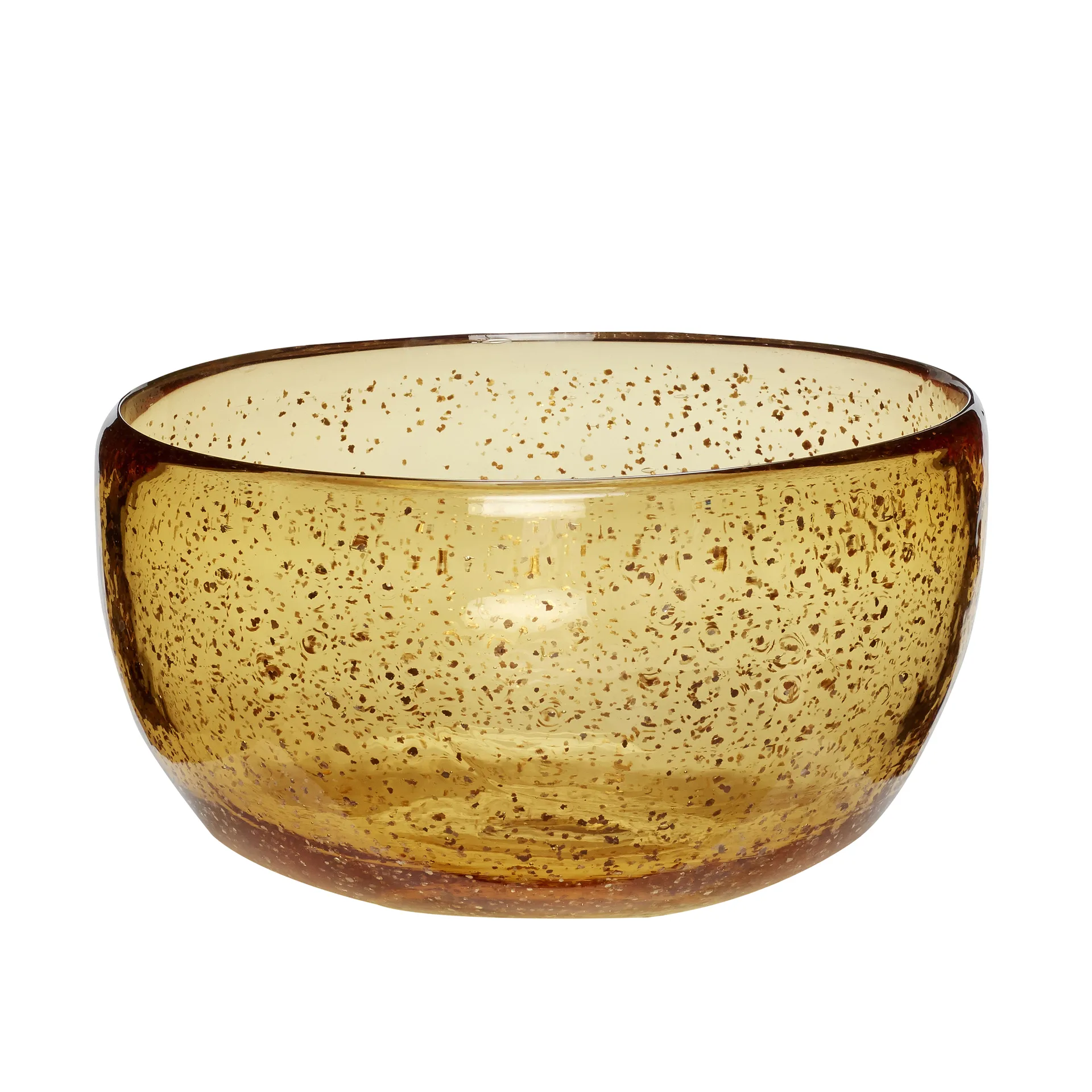 Bowl glass amber, Amber Hübsch