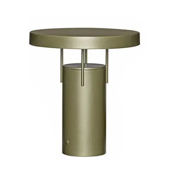 BringMe portable table lamp - Metallic dark green, 28 cm - Hübsch