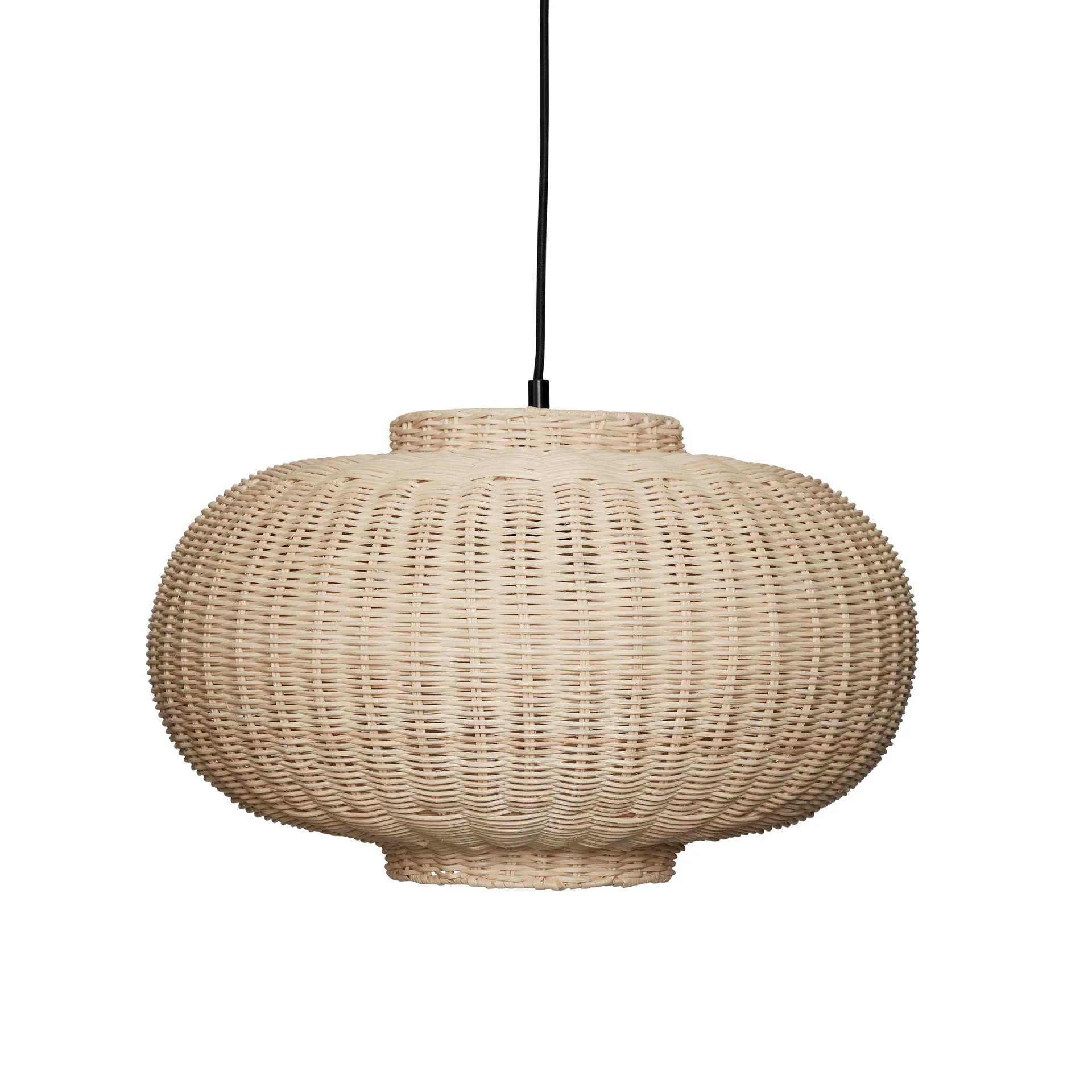 Chand Ellipse pendant, Natural Hübsch