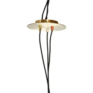 Drop Pendant 3 pcs - Brown-brass-beige - Hübsch